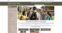 Desktop Screenshot of jrotcdogtags.com